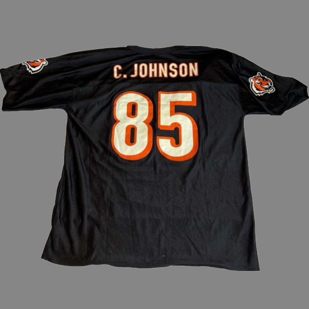 Chad Johnson “Ocho Cinco” 
Cincinnati Bengals Vintage NFLPlayers Football Jersey